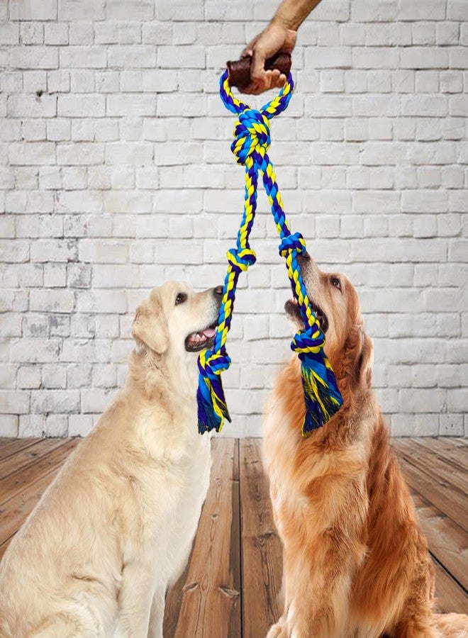 Fejapa Large Dog Rope Toys for Aggressive Chewers - Pitbull Tug of War, Heavy Duty, Outdoor, Medium to Large Breed Dog Chew Rope with Handle - Image 3