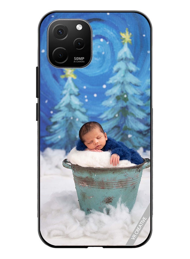 Protective Case Cover For Huawei Nova Y61 Snowy Baby Design Multicolour