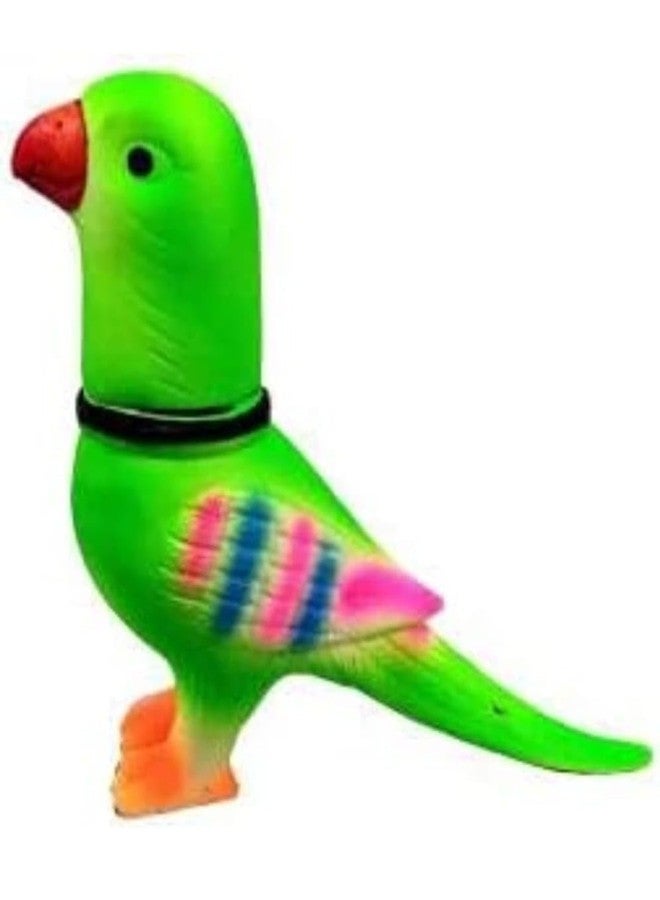 YOOKO Green Parrot Baby Toy with Sound, Hand Punching Chu Chu Tota Design, Pack of 2 - Image 4