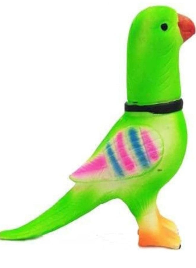 YOOKO Green Parrot Baby Toy with Sound, Hand Punching Chu Chu Tota Design, Pack of 2 - Image 3
