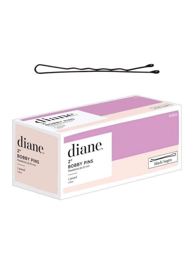 Diane Bobby Pins 2 Black 1 Lb. (Approximately 600 Pins) - Image 1