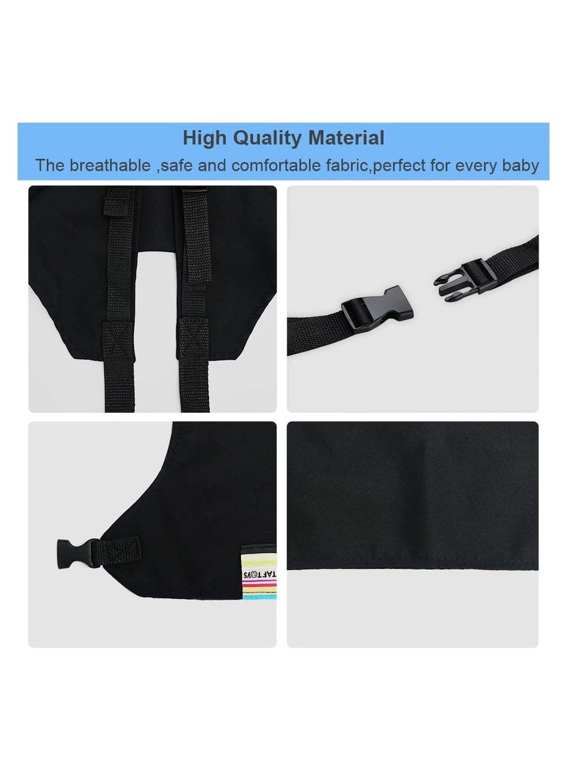 Y&D Baby Harness Seat for High Chair, Portable Straps Feeding Safety Seat, Foldable Booster Belt Restaurants, Travel, Home, Shopping (Black)  - Image 2