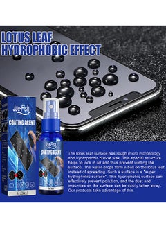 JUE-FISH Coating Agent For Phone, Screen Cleaner Spray And Microfiber Cloth, TV, Laptop And Computer Screen Cleaner, Great For Phone, Camera Lenses, Ipad, iPhone, MacBook Screen Cleaner, Streak And Odor Free  - Image 3