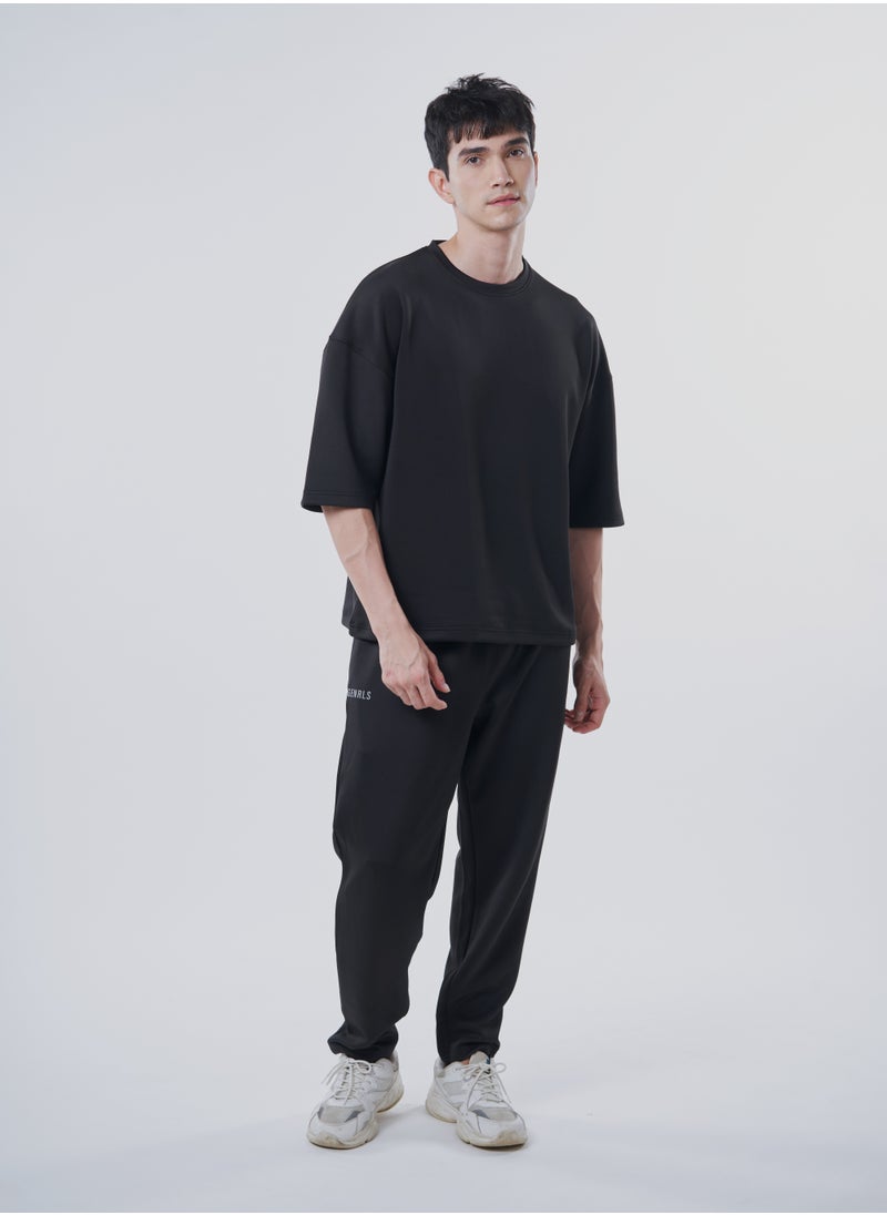 GENRLS Men's Oversized T-shirt Black  - Image 1