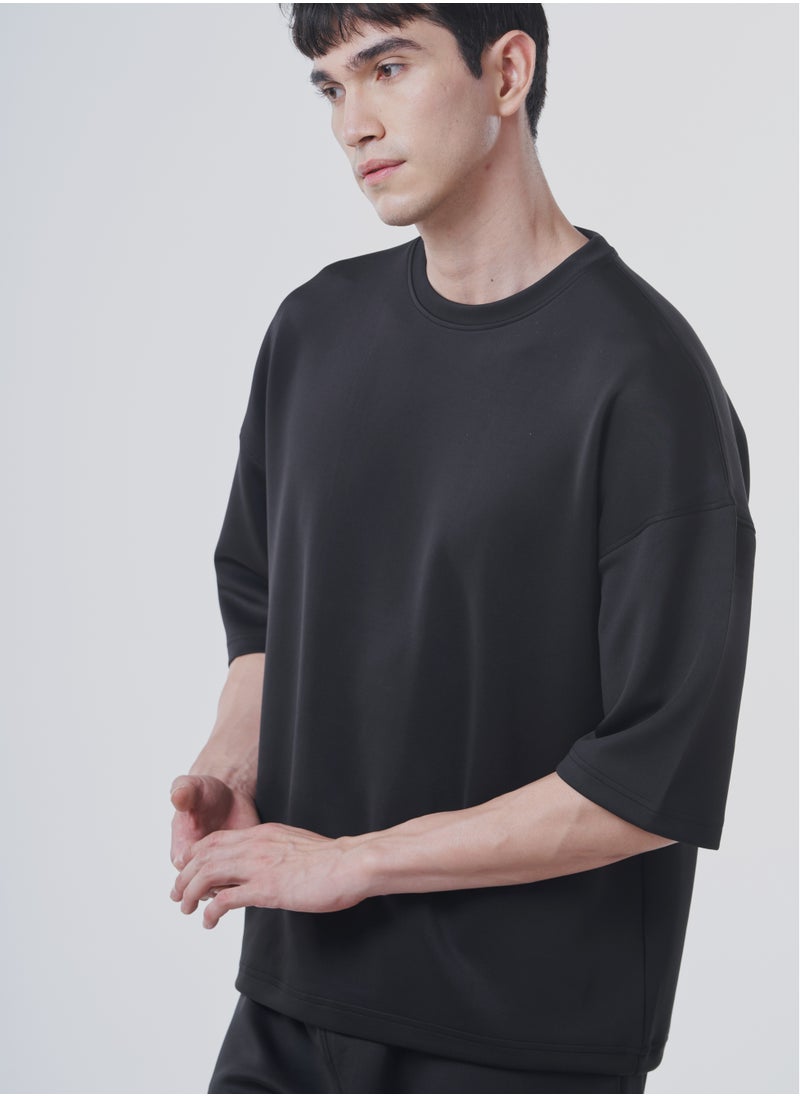 GENRLS Men's Oversized T-shirt Black  - Image 2