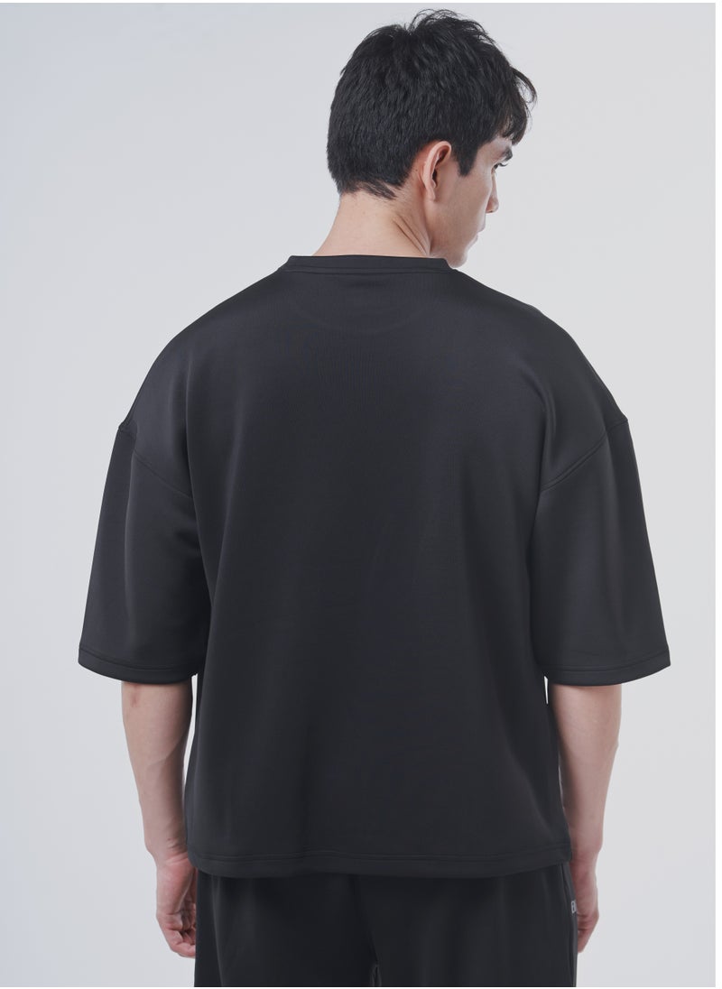 GENRLS Men's Oversized T-shirt Black  - Image 5