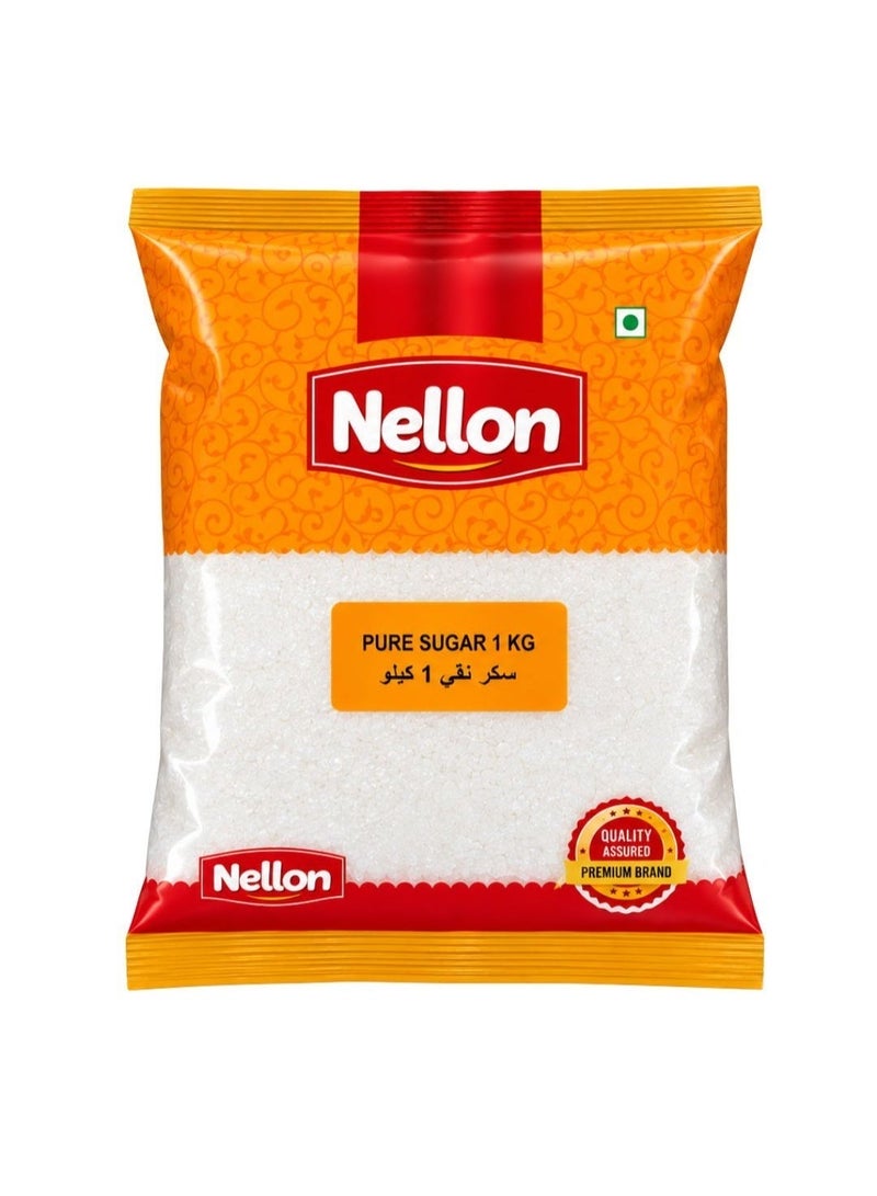 Nellon 100% Pure Cane White Sugar | Granulated Sugar | 1kg - Image 1