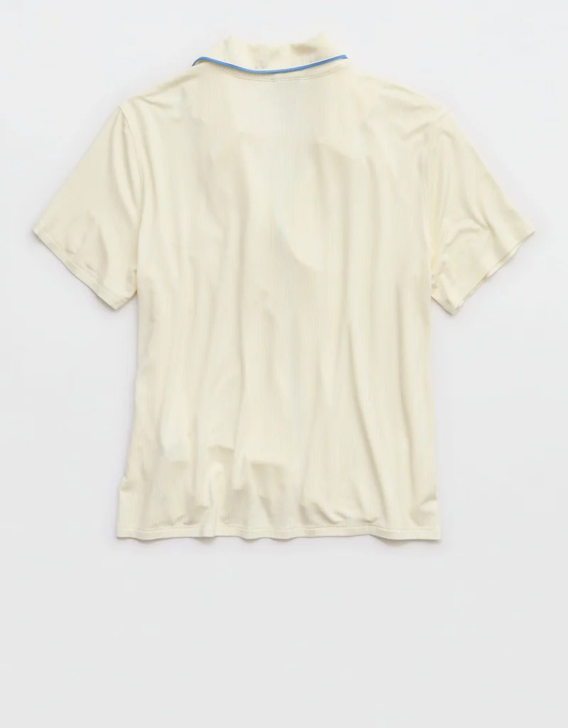 Aerie  Aerie Real Soft® Short Sleeve Pajama Shirt for Women | Best Price UAE