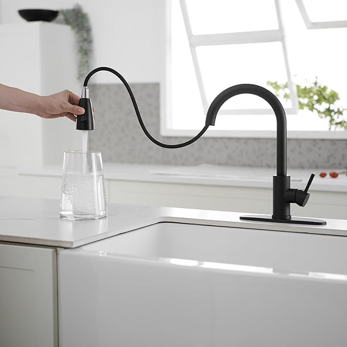 Kruvad Versatile Kruvad Kitchen Sink Faucet 360 PullOut Mixer Tap with Dual Outlet Modes - Image 3