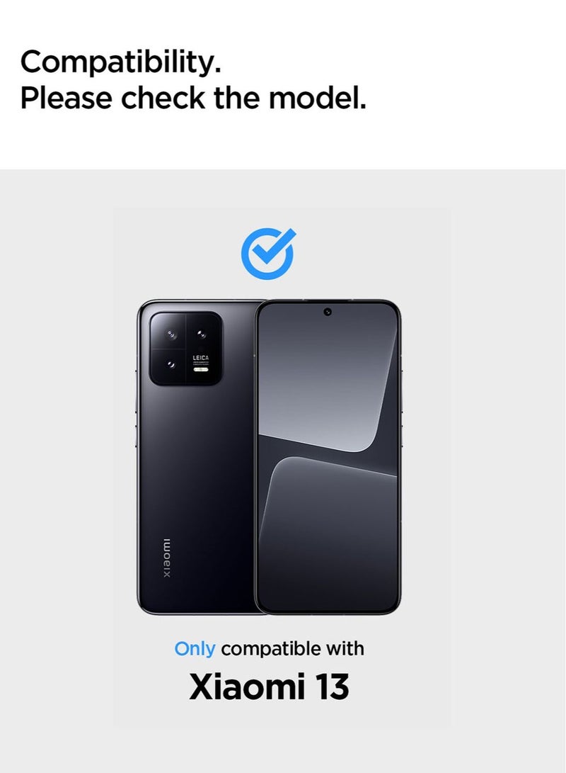 Spigen Glastr Slim for Xiaomi 13 Screen Protector Premium Tempered Glass - 2 Pack - Image 2