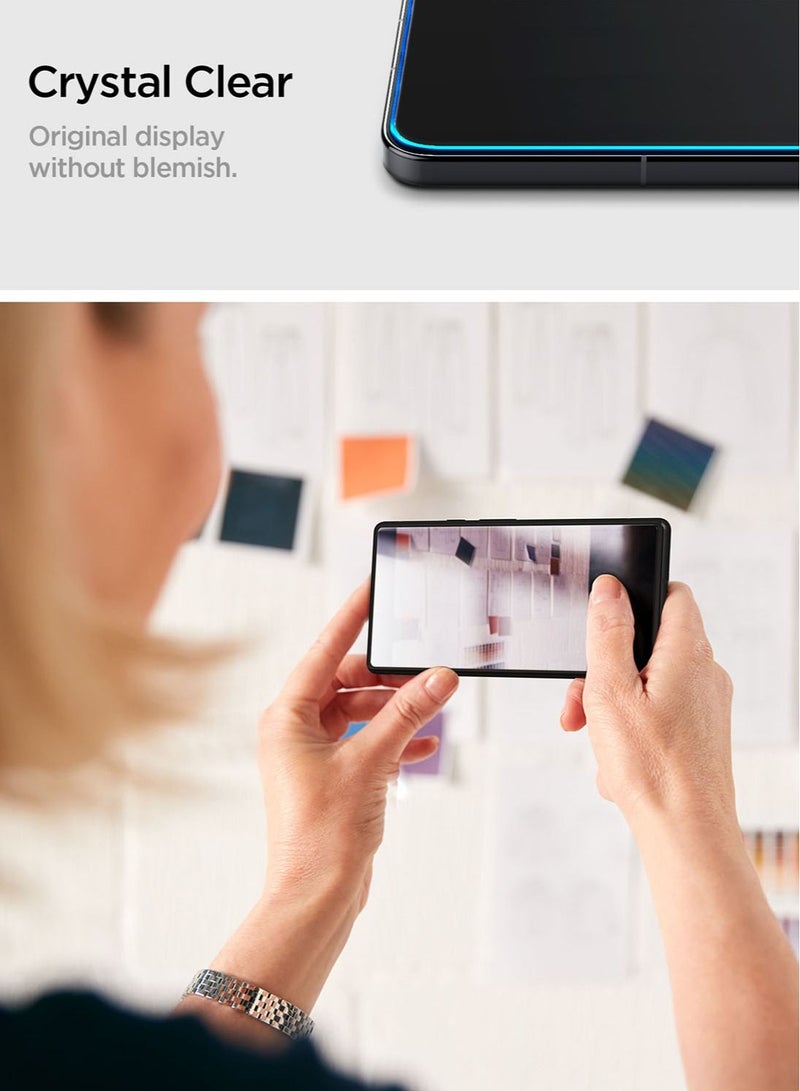 Spigen Glastr Slim for Xiaomi 13 Screen Protector Premium Tempered Glass - 2 Pack - Image 5