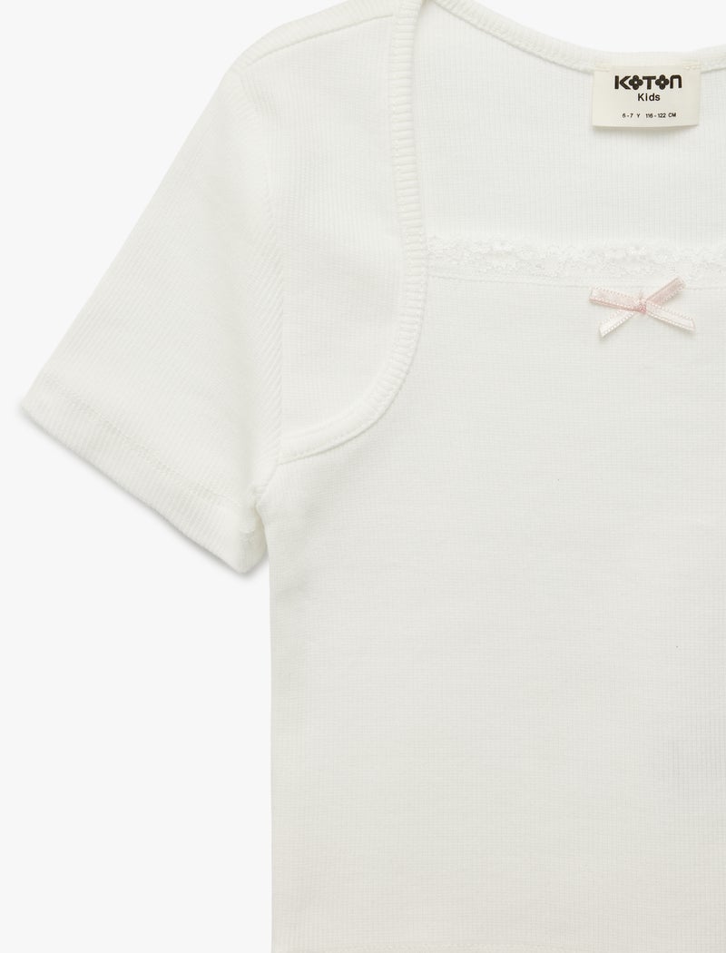 KOTON Cotton T-Shirt - Image 3