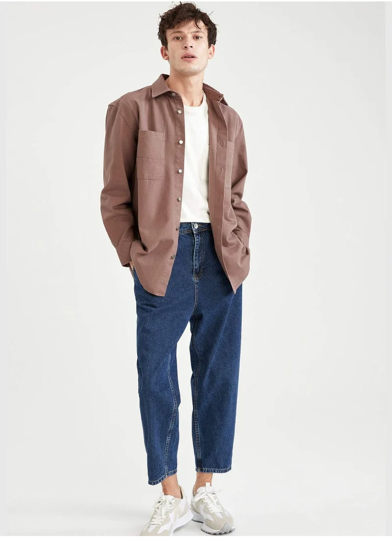 DeFacto Oversize Fit Long Sleeve Shirt