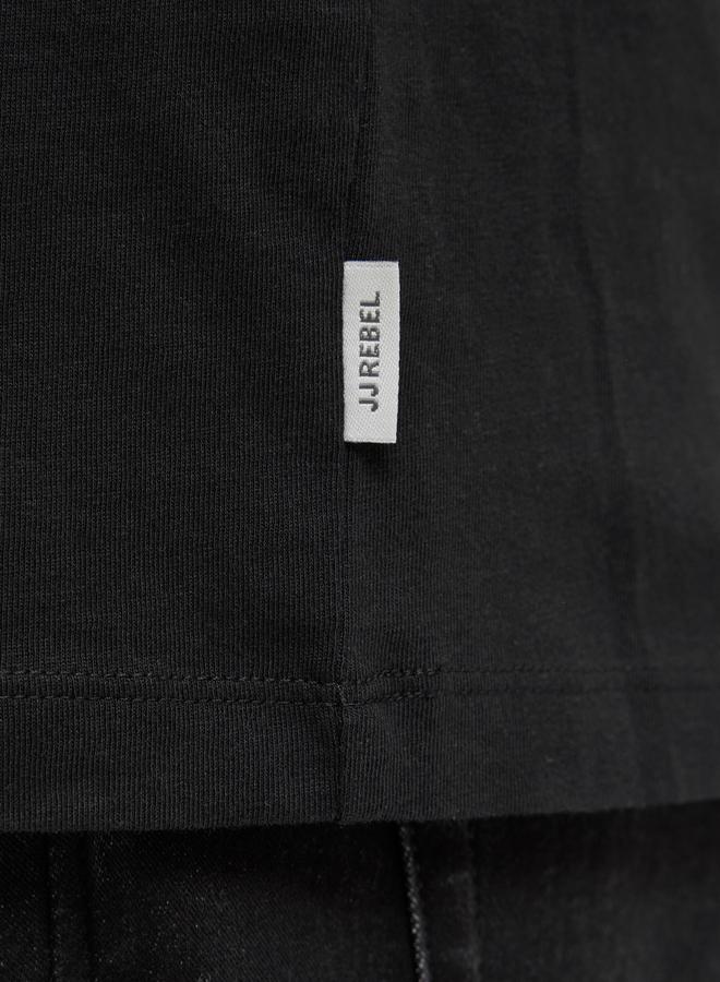 Rebel تي شيرت جريب باسيك قصير الأكمام على شكل V - Image 4