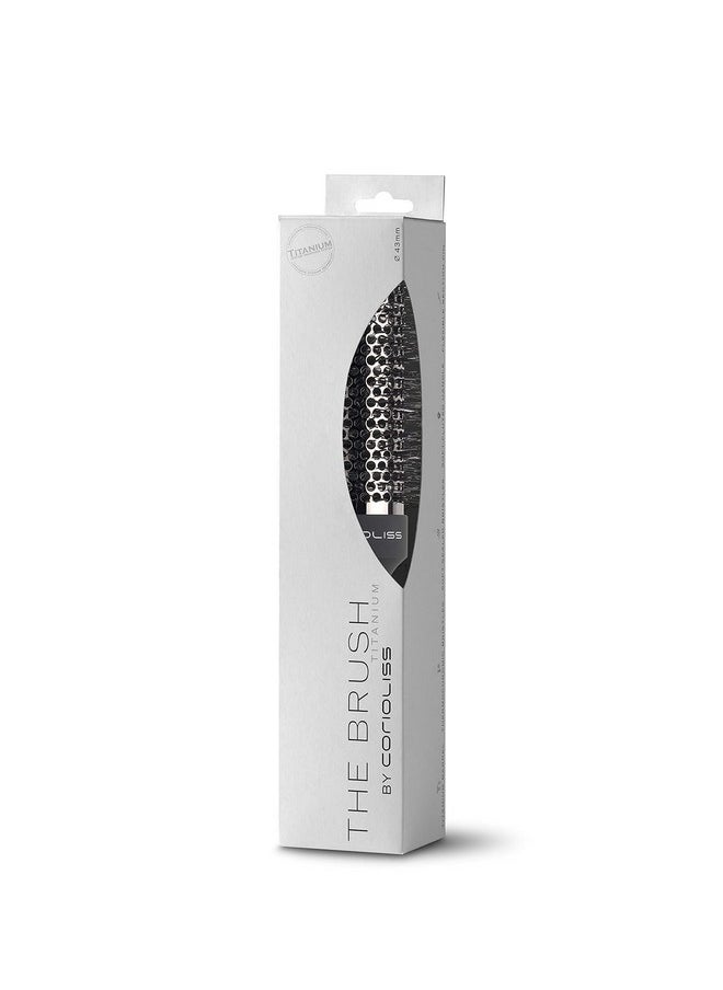 Corioliss - Hair Brushes For Women Professional Titanium Round Barrel Ionic Hair Brush Ideal For Styling Every Kind Of Hair 43 Mm - Image 1