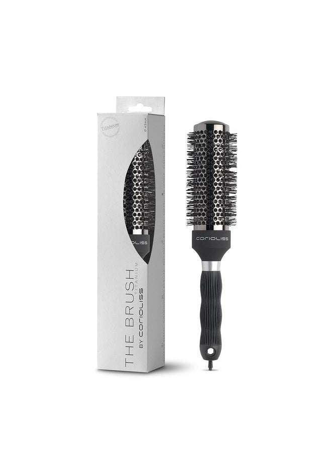 Corioliss - Hair Brushes For Women Professional Titanium Round Barrel Ionic Hair Brush Ideal For Styling Every Kind Of Hair 43 Mm - Image 1