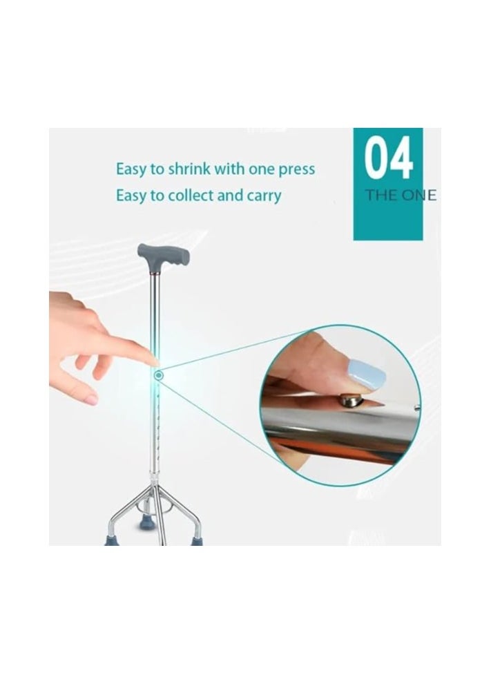 AKM - Four Legged Walking Cane Your Premier Choice for Unmatched Stability Comfort  and Mobility Enhancement - Image 1