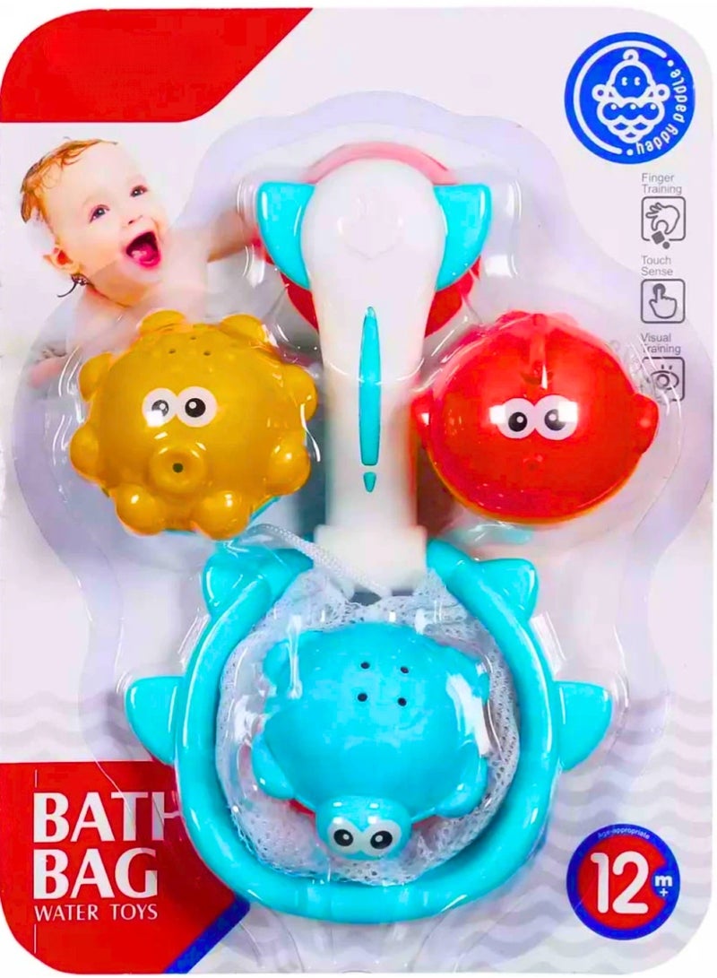 ZedPlay 3-Piece Baby Bath & Shower Fishing Game Toy Set – Safe Water Play with Net, Cute Animal Characters & Toys for Toddler Bath Time Fun - Image 5