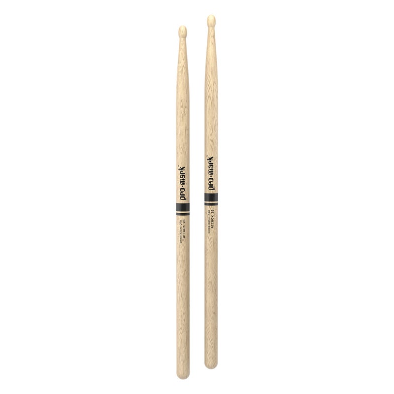 ProMark Drum Sticks - Classic Attack 2B Shira Kashi Oak Drumsticks, Oval Wood Tip, One Pair - Image 3