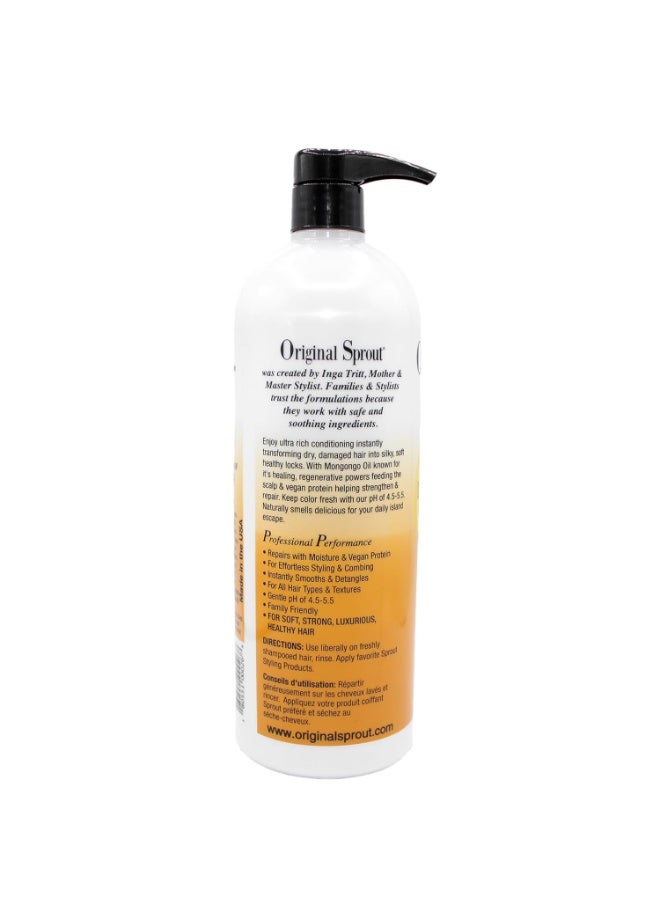 Original Sprout Original Sprout Tahitian Conditioner for Color-Treated Hair, Vegan, 33 oz. Bottle - Image 2