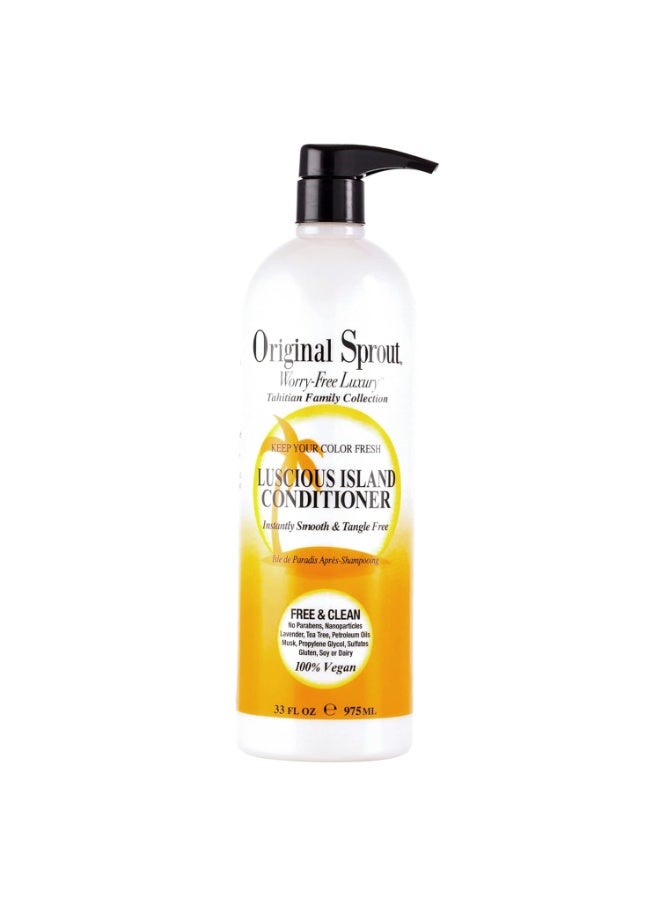 Original Sprout Original Sprout Tahitian Conditioner for Color-Treated Hair, Vegan, 33 oz. Bottle - Image 1
