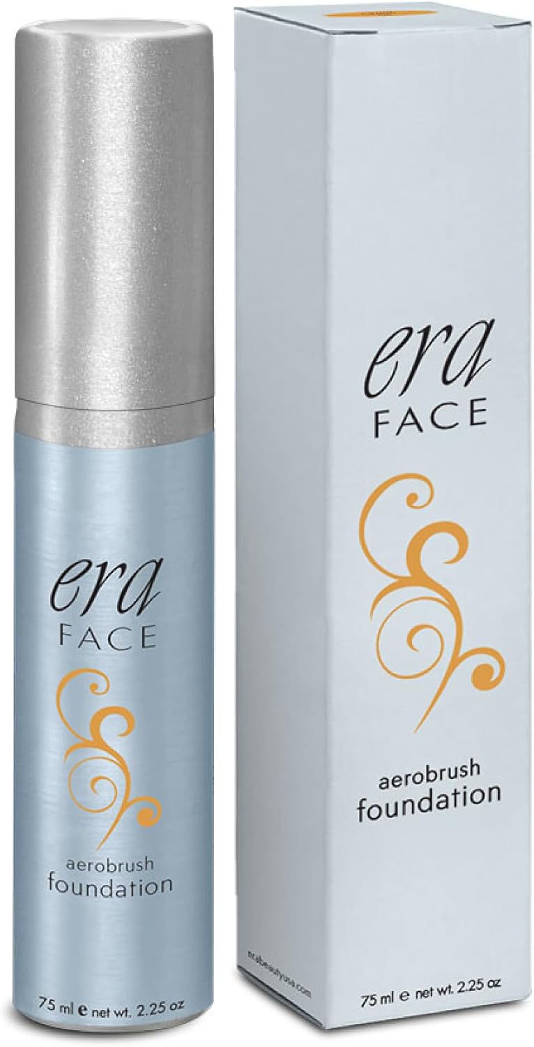 ERA Beauty ERA Face Spray Makeup - Airbrush Foundation in Y7 Carmel, 2.25 oz - Image 2