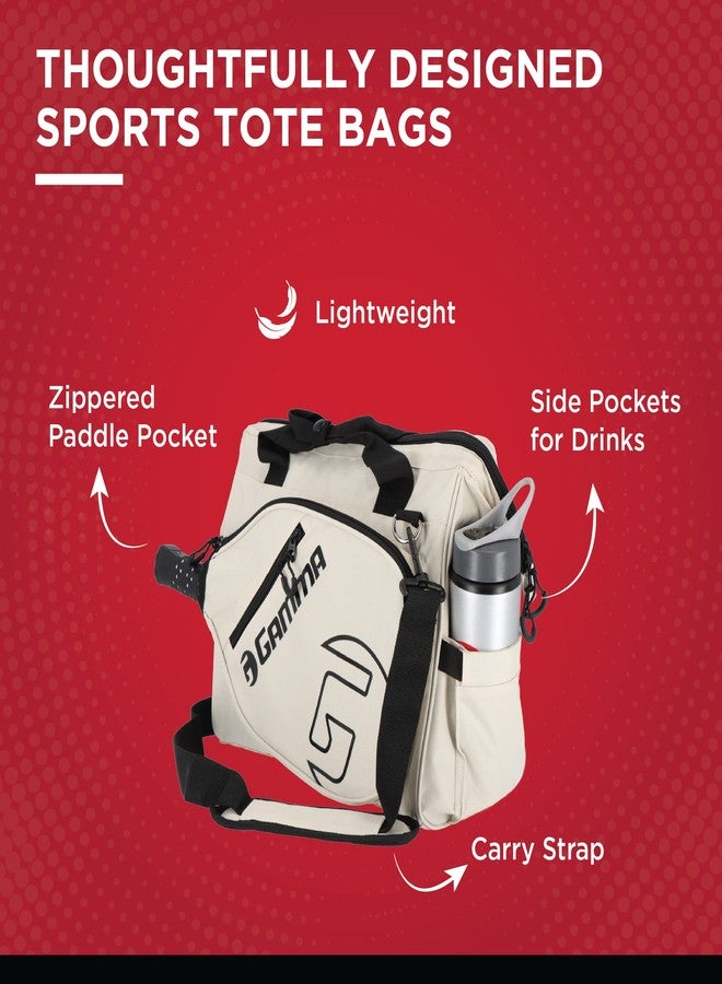 Gamma Sports Tour Tote Bag, Pickleball Bag for Pickleball Paddles, Gear, and Clothes, White - Image 4