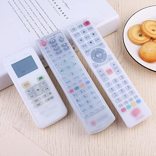 PUTHAK Universal Silicone Remote Cover – Soft Transparent Protective Case for TV & AC Remotes – Anti-Slip Dustproof Remote Skin 3pc | 3 Different Sizes - Image 5