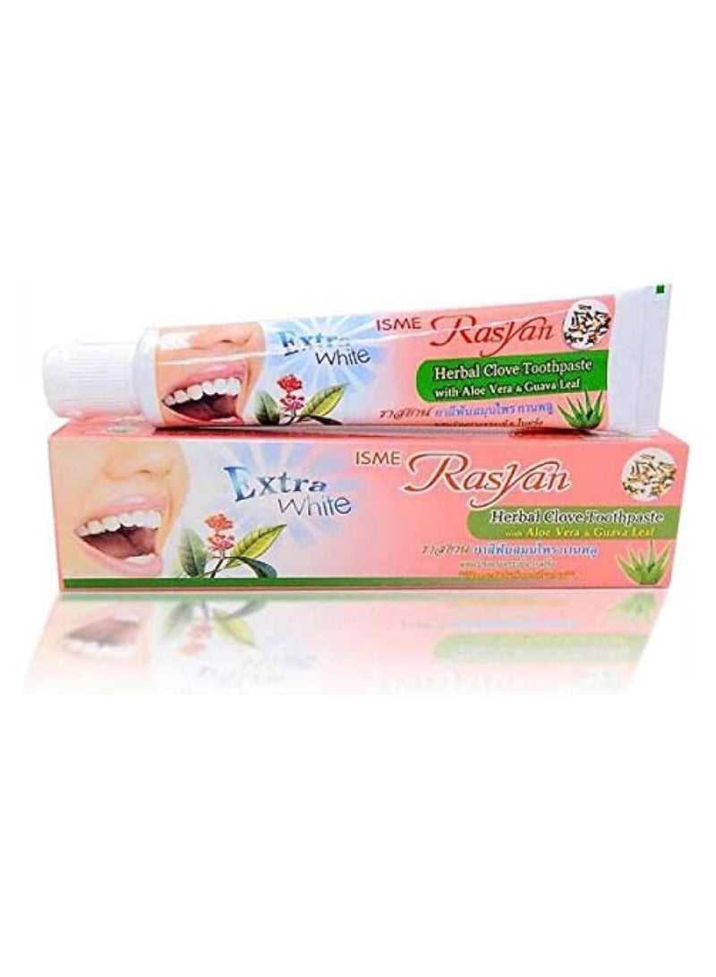 Rasyan Herbal Clove Toothpaste with Aloe Vera &Guava Leaf - Image 1
