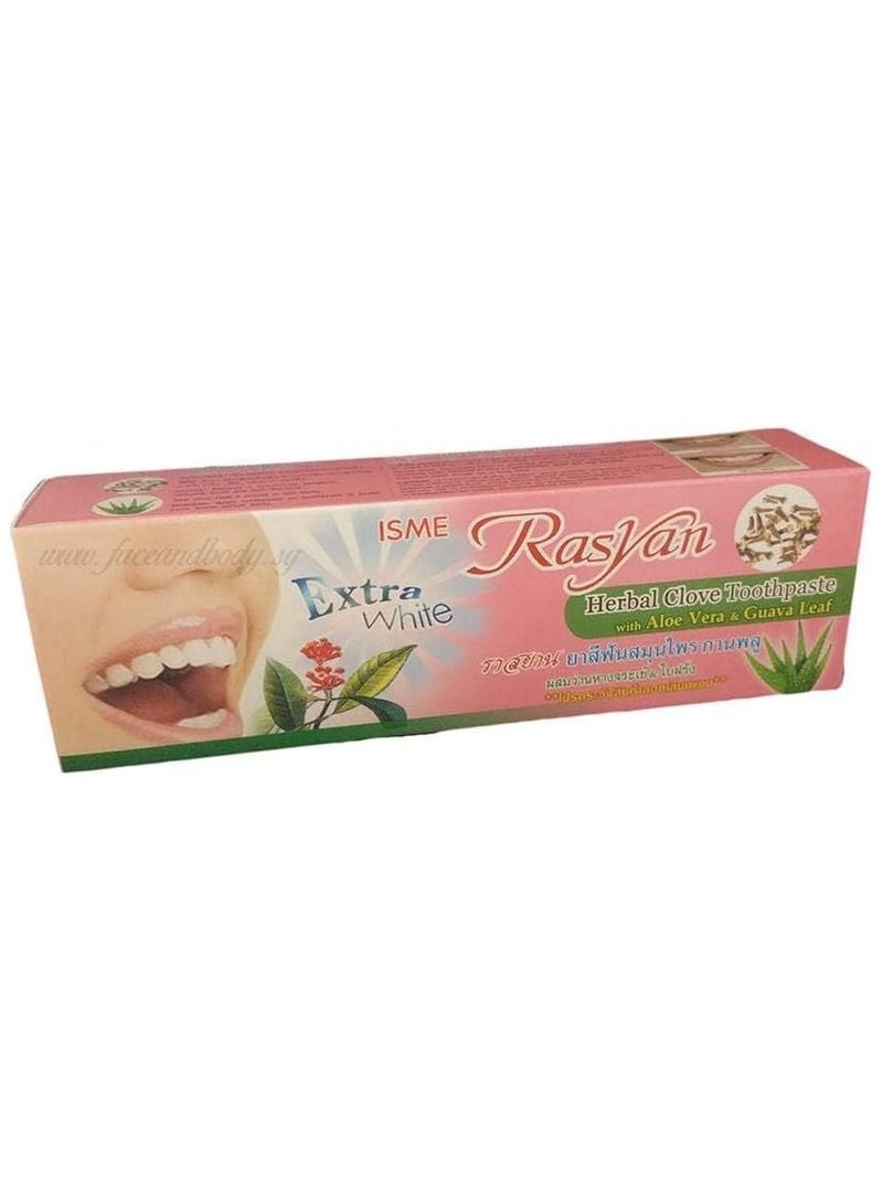 Rasyan Herbal Clove Toothpaste with Aloe Vera &Guava Leaf - Image 2