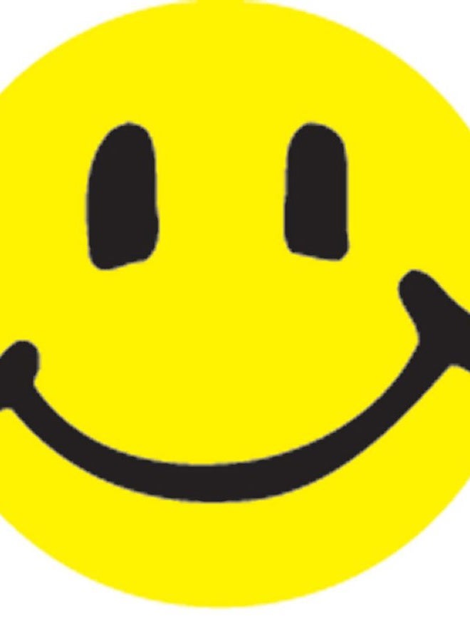 Smile Face Stickers 100-pak