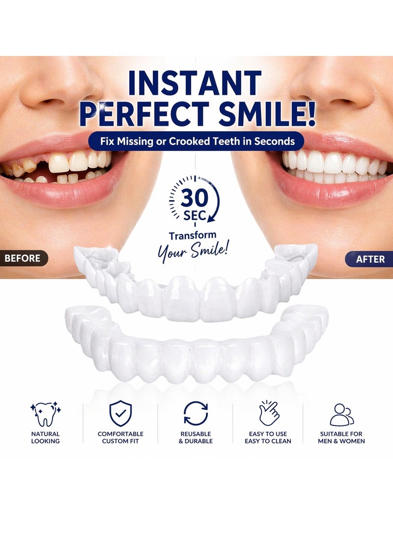 SNAP Teeth Veneers Anti-true Braces Snap On Smile Teeth Whitening Denture Teeth Comfortable Veneer Cover Teeth - Image 2