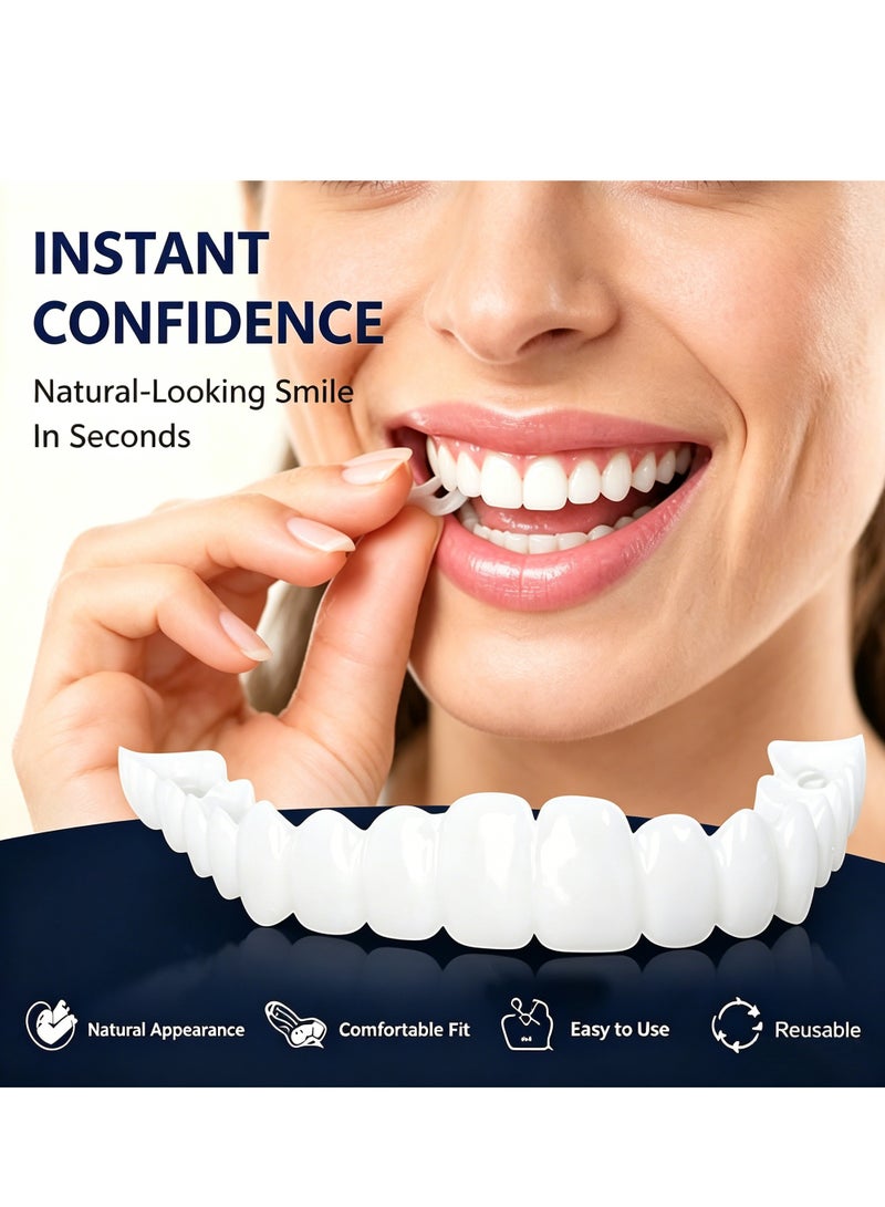 SNAP Teeth Veneers Anti-true Braces Snap On Smile Teeth Whitening Denture Teeth Comfortable Veneer Cover Teeth - Image 3