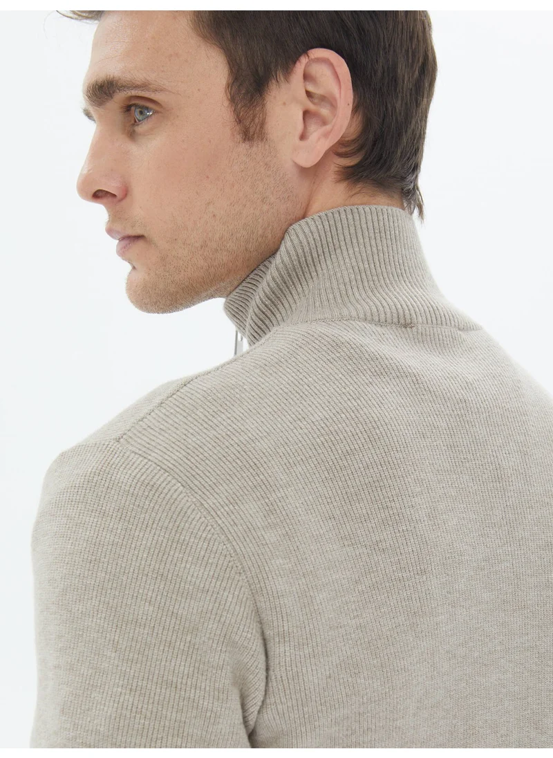 Kip Mink Patterned Sweater