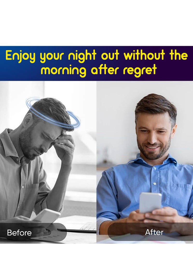 SYOSI Party Recovery Patches, 60 Pack Wake Up Patches Long Last 12 Hours for a Better Morning, Relief After a Party Patches, Refreshed  Enjoy Unforgettable Night - Image 5