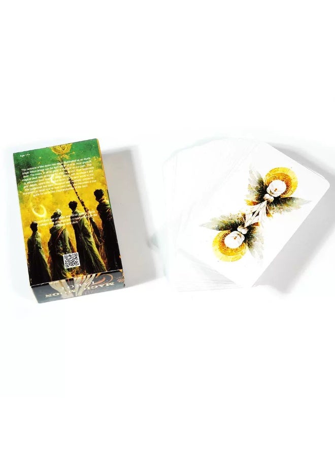 NIBEMINENT Magical Moon Tarot Cards - 78 Tarot Cards - Traditional Spirit with Modern Lines Design - Image 4