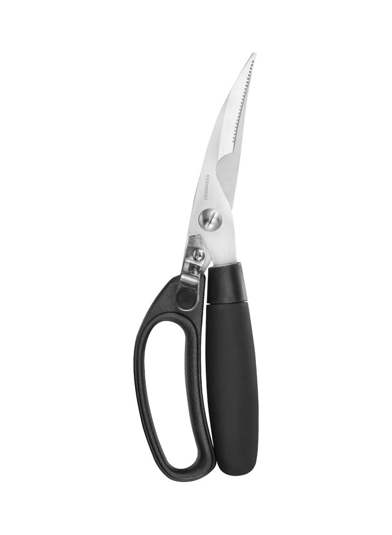 KASTWAVE Kitchen Shears, Kitchen Scissors Heavy Duty Poultry Shears All Purpose for Chicken Food Meat and Cooking Spring-loaded Handle - Image 1