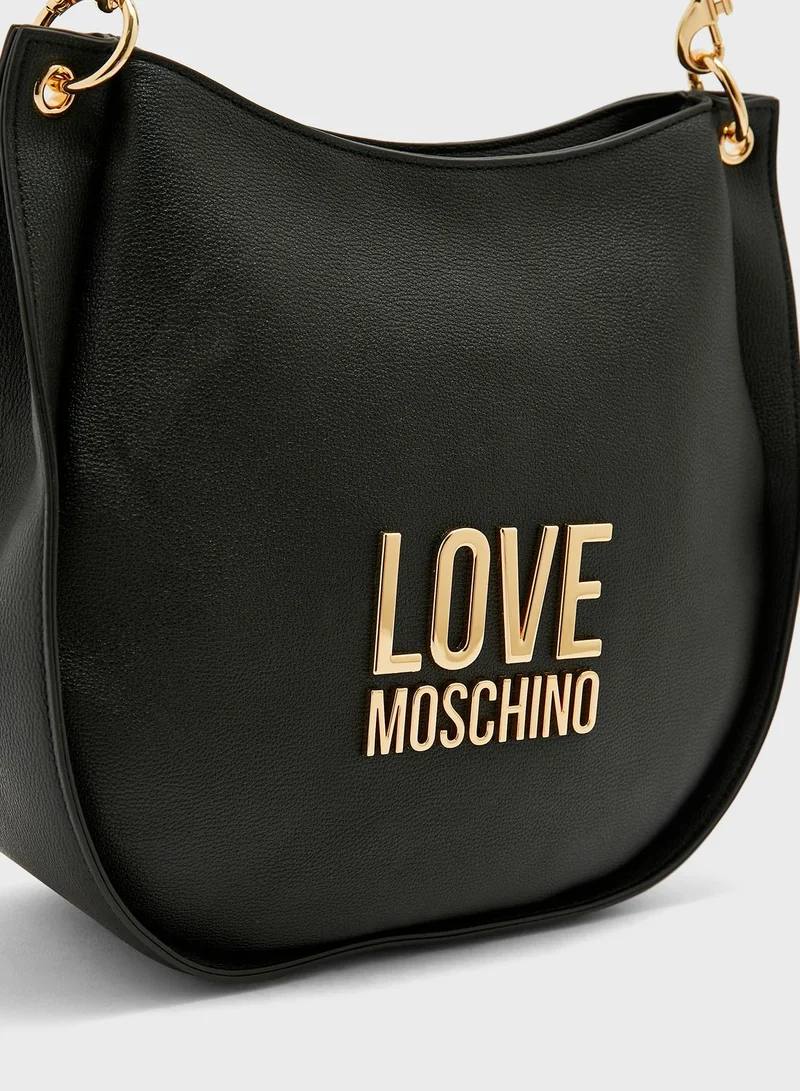 Love Moschino Love Lettering Satchel Bag