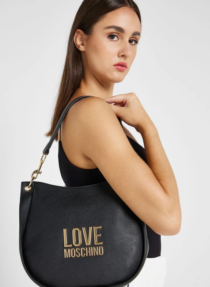 Love Moschino Love Lettering Satchel Bag