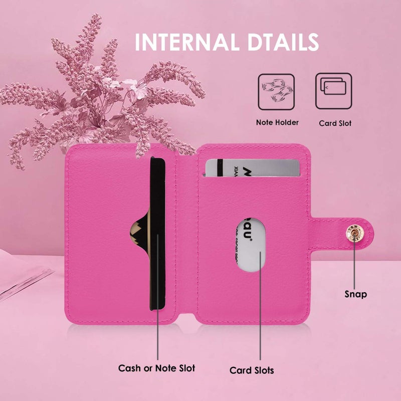 M-Plateau Card Holder With 3M Adhesive, Credit Card Holder Stick On & Phone Wallet (Rose Red) - Image 5