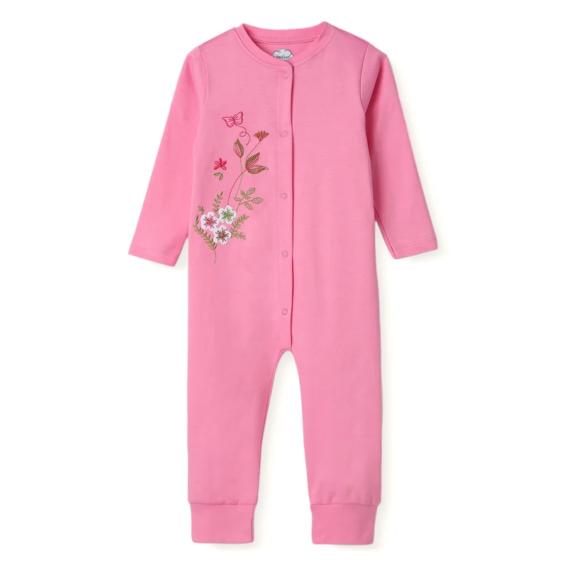 نوتيناتي نوميناتي بيجامة مطرزة للبنات قطن لعمر - شهر