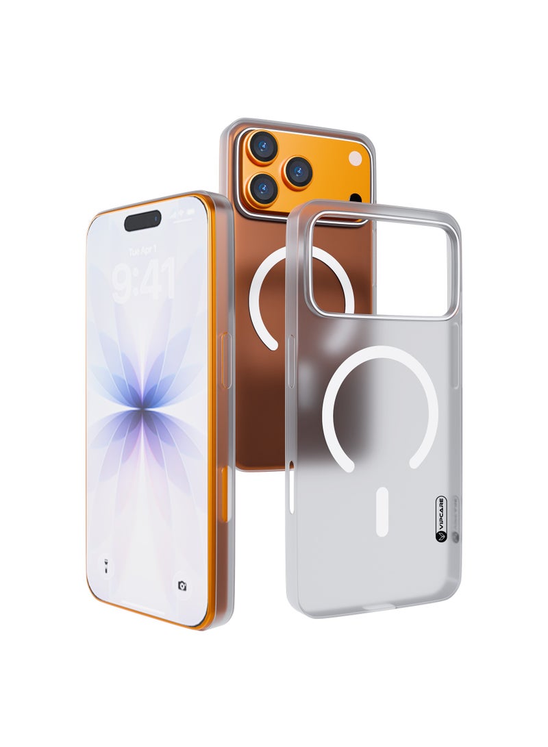 Vipcare iPhone 17 Pro Max MagSafe Case Lightweight Transparent Shockproof Protective Cover with Strong Magnetic N52 Anti-Yellowing Scratch Resistant Drop Protection Slim Mobile Back Case - Image 1