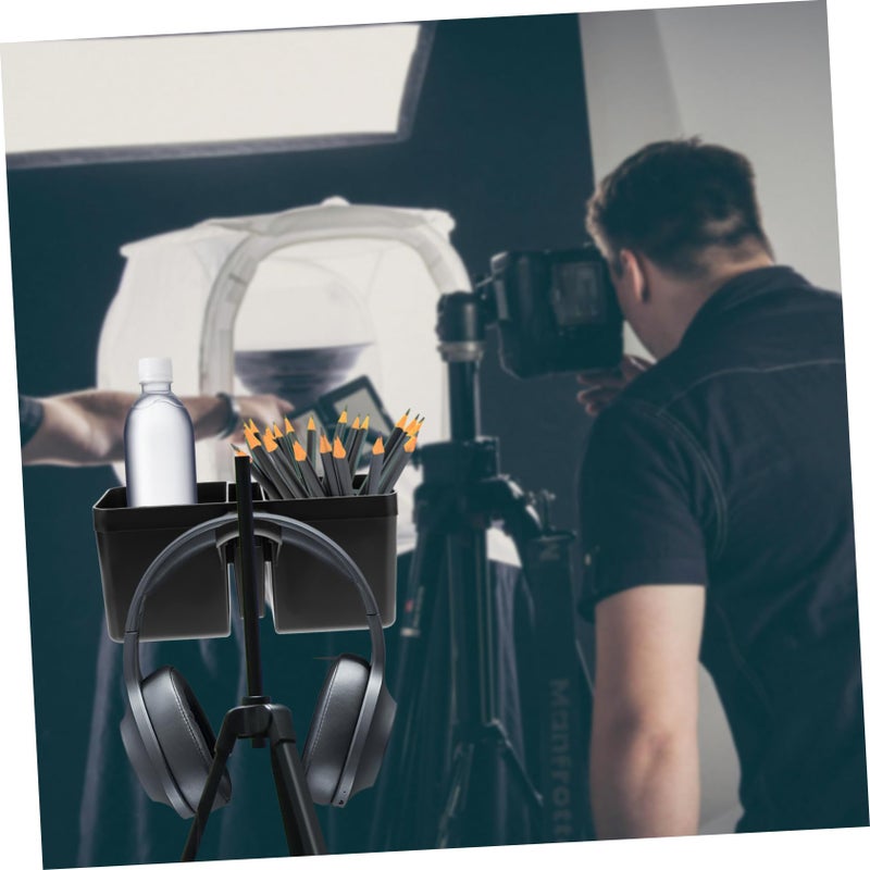 Multi Color Microphone Stand Cup Headphone Holder Multi Functional Tray for Streaming Studio Use - Image 4