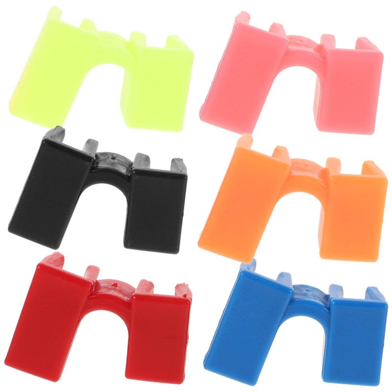 Reusable Plastic Chopstick Training Clips Non Slip Practice Helpers for Adults Beginners 6pcs Set - Image 2