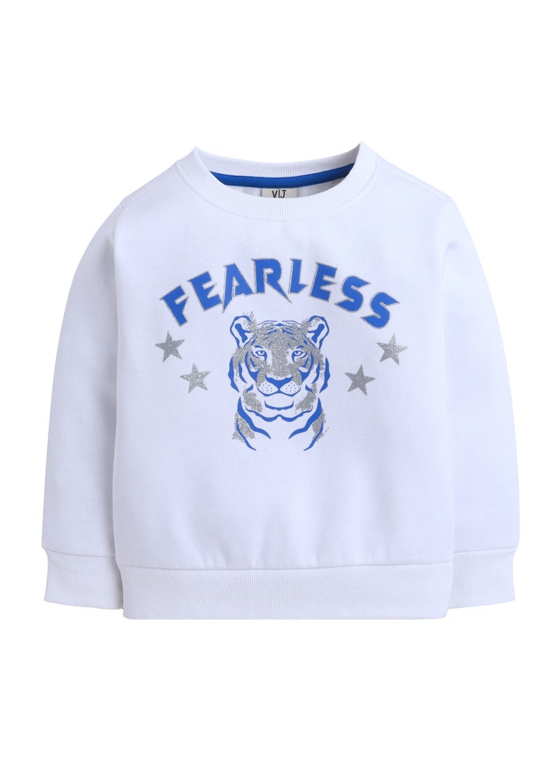 فكتور اند جين سترة صوفية بناتي بنمر جريء - Image 3