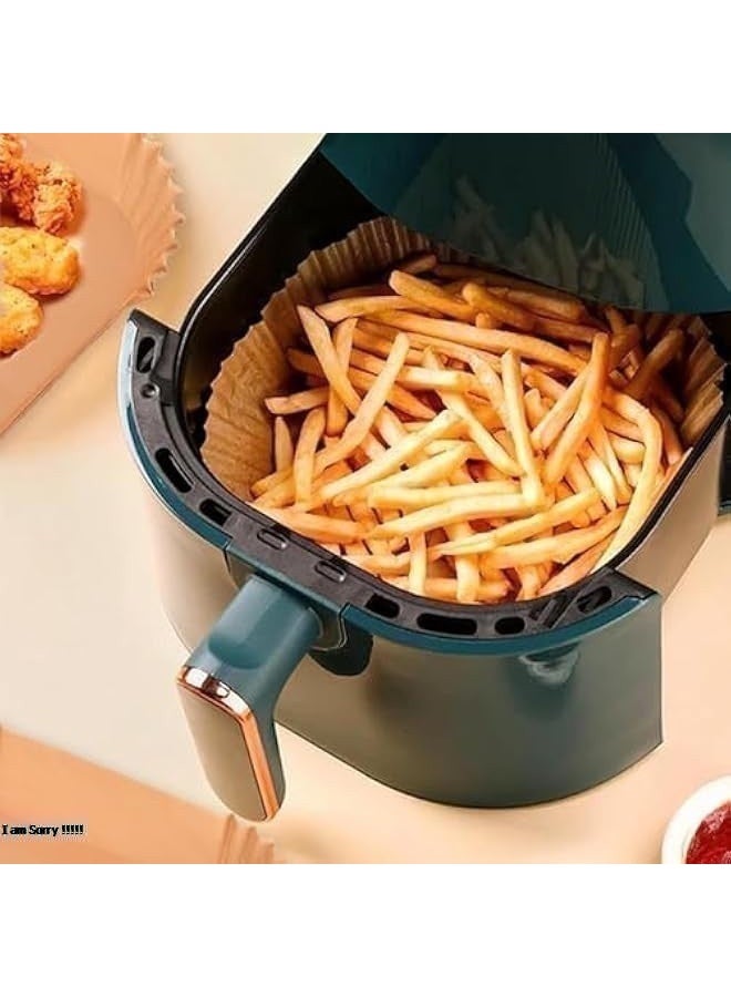 بروماس بطانات ورقية للمقلاة الهوائية - 100 قطعة من الورق القابل للاستخدام مرة واحدة والصالح للأكل - Image 2