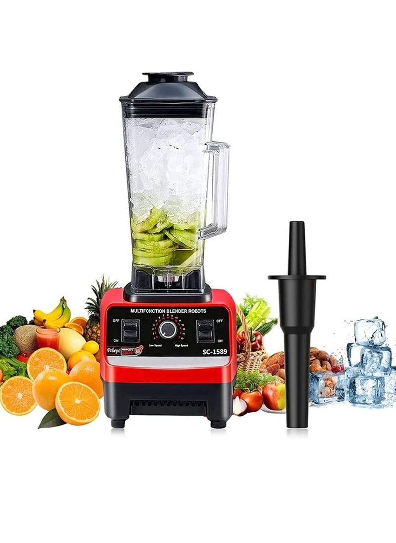 SILVER CREST - 2.5L 4500W BPA Free Professional Heavy Duty Commercial Timer Blender Mixer Juicer Food Processor Smoothies Ice Crusher - Image 1