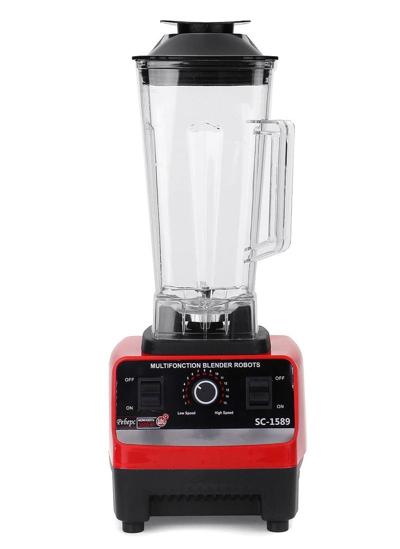 SILVER CREST - 2.5L 4500W BPA Free Professional Heavy Duty Commercial Timer Blender Mixer Juicer Food Processor Smoothies Ice Crusher - Image 1
