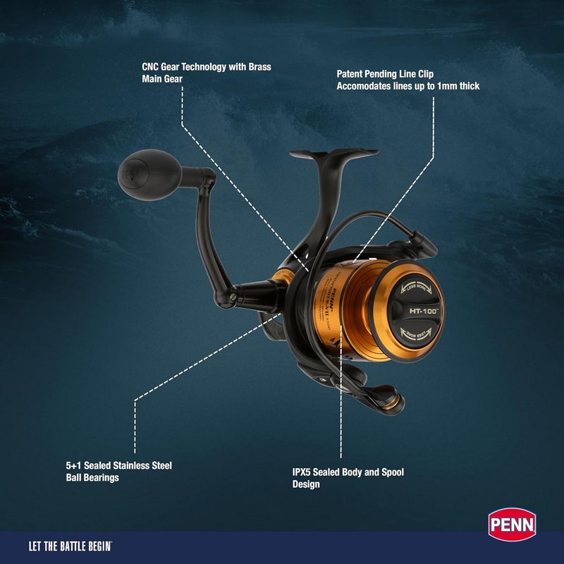 PENN Spinfisher VI Spinning Fishing Reel - Durable and Water Resistant - Image 5