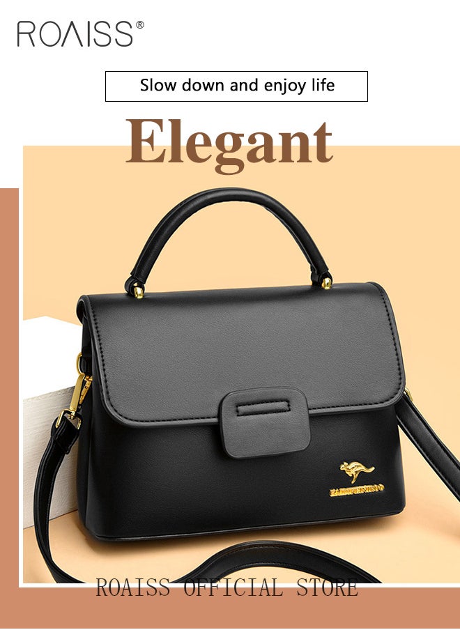 roaiss - Women Shoulder Crossbody Bag Large Capacity Compact and Exquisite Women Handbag - Image 1
